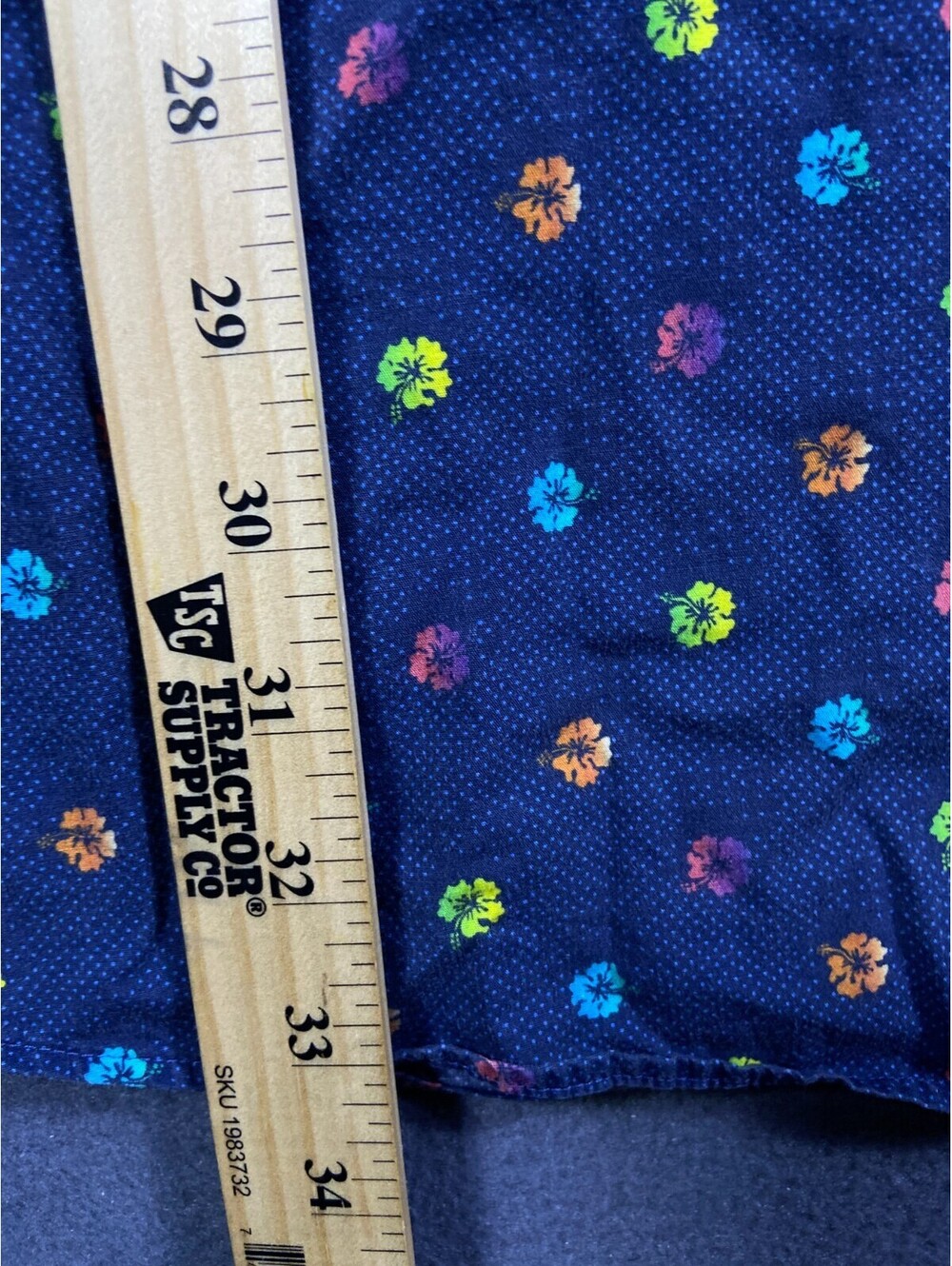 Visconti Black Colorful Abstract Floral Flowers Psychedelic Men's Xlt Shirt Euc! View 6